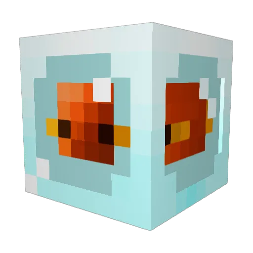 BRUN4OTL Minecraft avatar head, 3D render