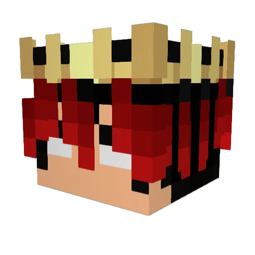 BRXM5 Minecraft avatar head, 3D render