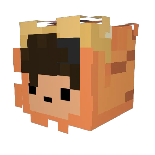 BRYANATOR360 Minecraft avatar head, 3D render