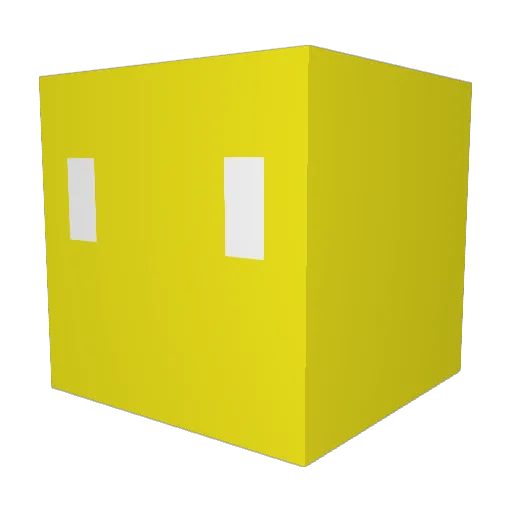 BRYESON14 Minecraft avatar head, 3D render