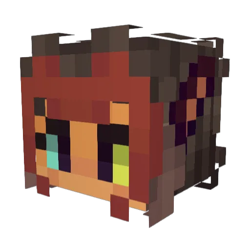 BRZeigler Minecraft avatar head, 3D render