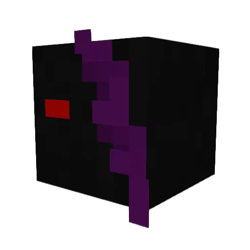 BR_MAX Minecraft avatar head, 3D render
