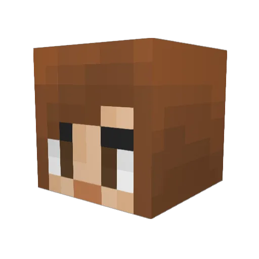 BRabbit1983 Minecraft avatar head, 3D render