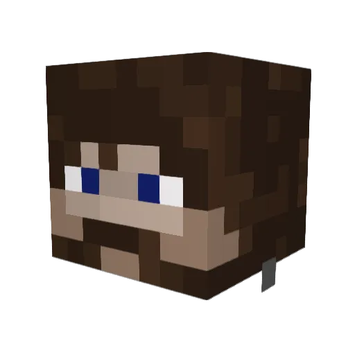 BRoTHER707 Minecraft avatar head, 3D render
