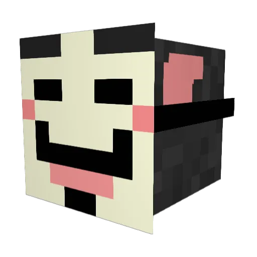 BRoWsKii Minecraft avatar head, 3D render