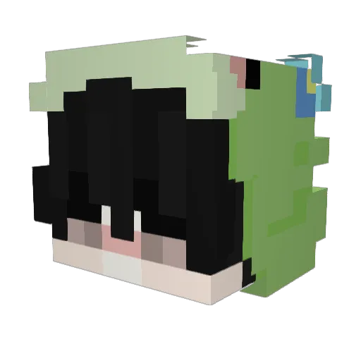 BRomanukas Minecraft avatar head, 3D render
