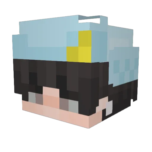 BS45MARCO Minecraft avatar head, 3D render