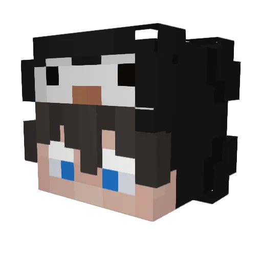 BSG_Icarus Minecraft avatar head, 3D render