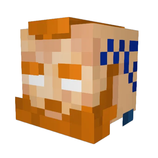 BStace1 Minecraft avatar head, 3D render