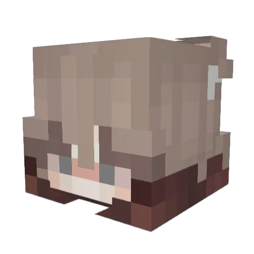 BSzeth Minecraft avatar head, 3D render