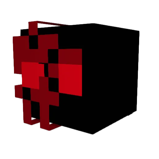 BT27 Minecraft avatar head, 3D render