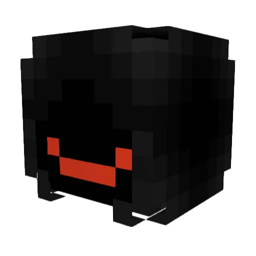 BTFred Minecraft avatar head, 3D render