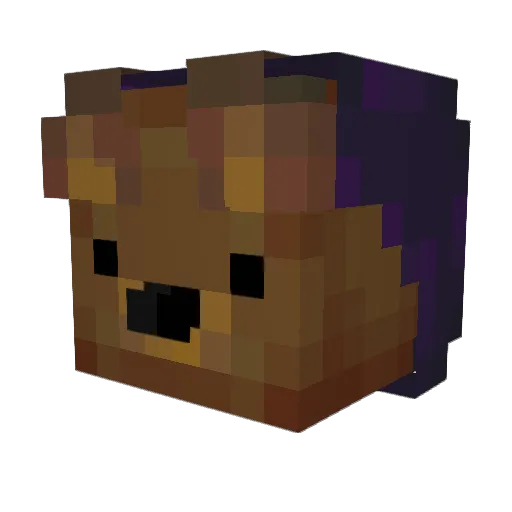 BTOM1231 Minecraft avatar head, 3D render