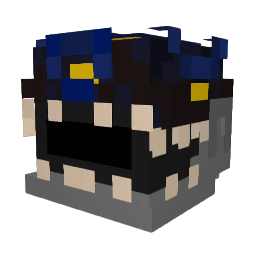 BTS_Farquaad Minecraft avatar head, 3D render