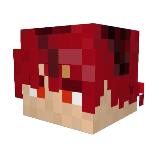 BTWI2 Minecraft avatar head, 3D render