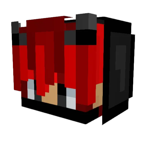 BT_Chicken Minecraft avatar head, 3D render