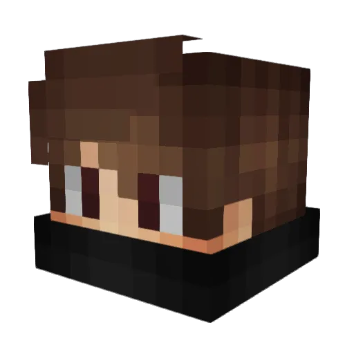 BT_Sheeno Minecraft avatar head, 3D render
