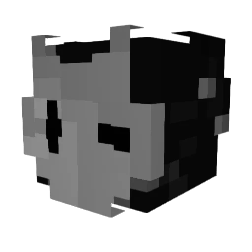 BT_gainZ Minecraft avatar head, 3D render