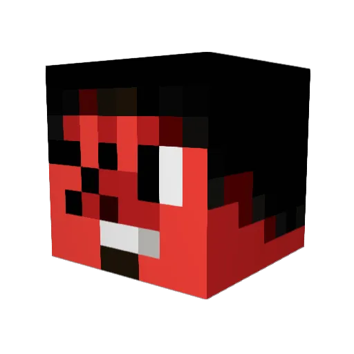 BTruong Minecraft avatar head, 3D render