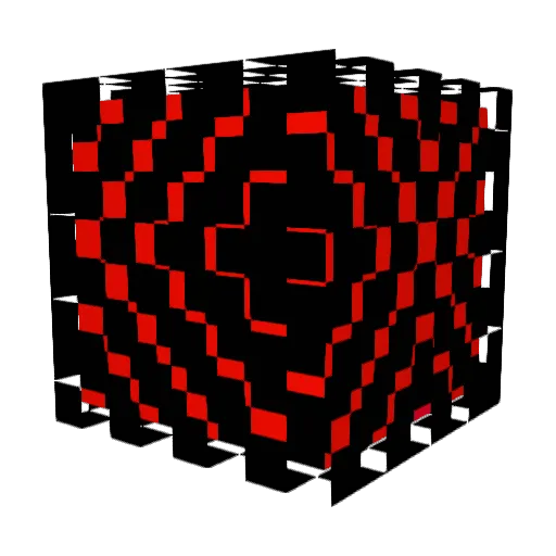 BUB4K3 Minecraft avatar head, 3D render