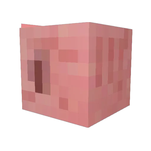 BUBBLESTHELEGEND Minecraft avatar head, 3D render