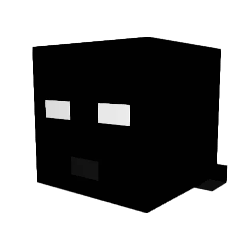 BUDL1GHT Minecraft avatar head, 3D render