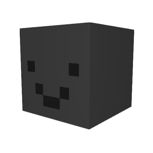 BUERRE_ Minecraft avatar head, 3D render