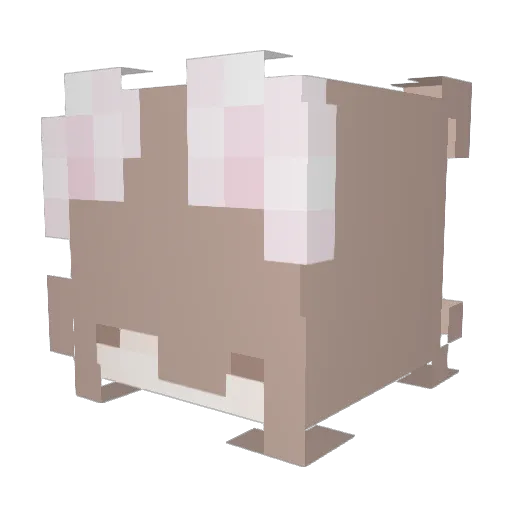 BUGGAA2016 Minecraft avatar head, 3D render