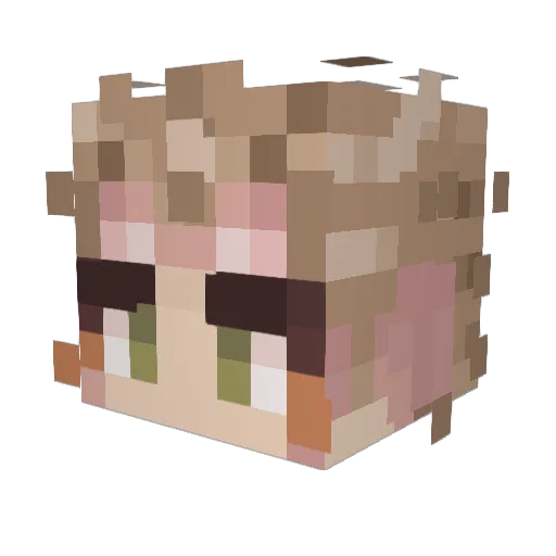 BUGGIE2805 Minecraft avatar head, 3D render