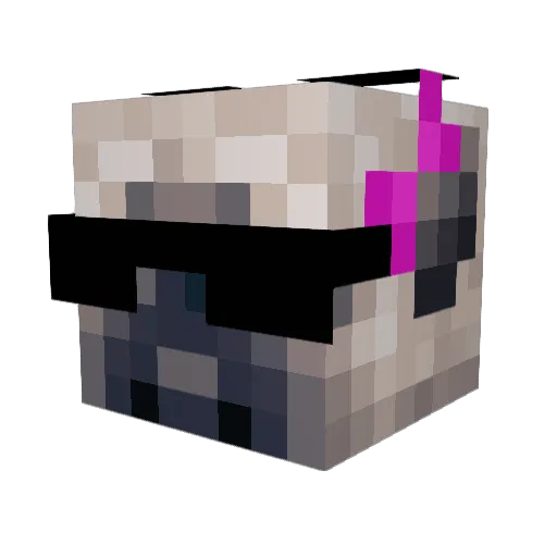 BUGGUMSSON Minecraft avatar head, 3D render