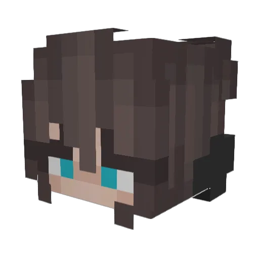 BUNNYiY Minecraft avatar head, 3D render