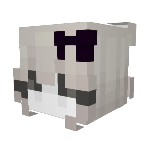 BURCH_BOOTH Minecraft avatar head, 3D render
