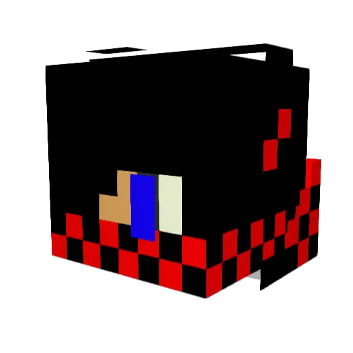 BURONZ Minecraft avatar head, 3D render