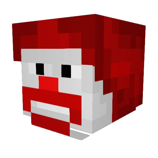 BURTIE Minecraft avatar head, 3D render