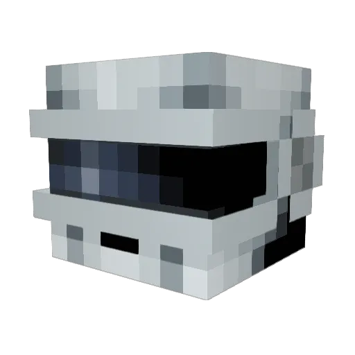 BUTCH3R_GANG Minecraft avatar head, 3D render