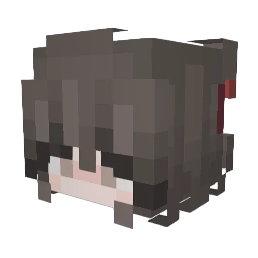 BUTRYBISCT52 Minecraft avatar head, 3D render