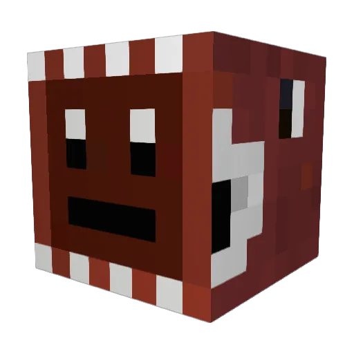 BUTTERMAN8181 Minecraft avatar head, 3D render