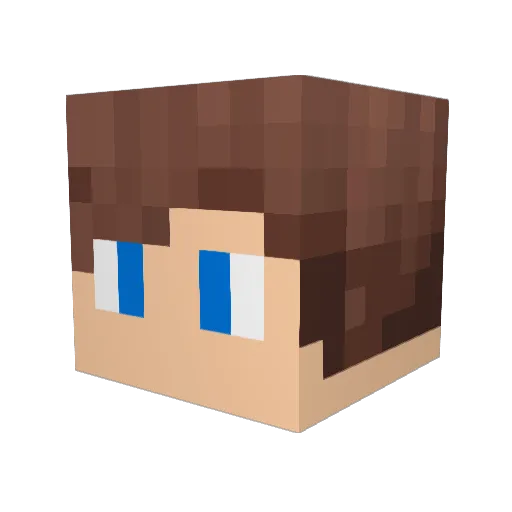 BVWcraft Minecraft avatar head, 3D render