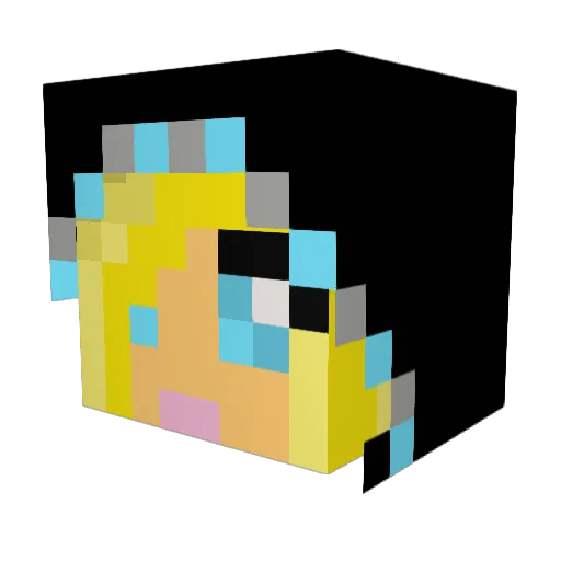 BWeiss213 Minecraft avatar head, 3D render