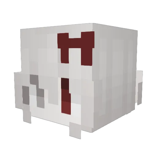 BX1N Minecraft avatar head, 3D render