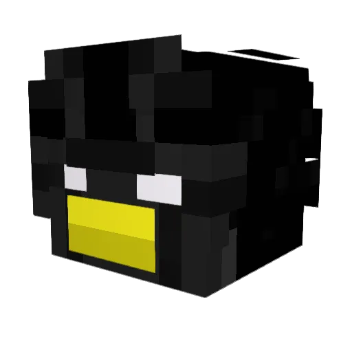 BXC830 Minecraft avatar head, 3D render