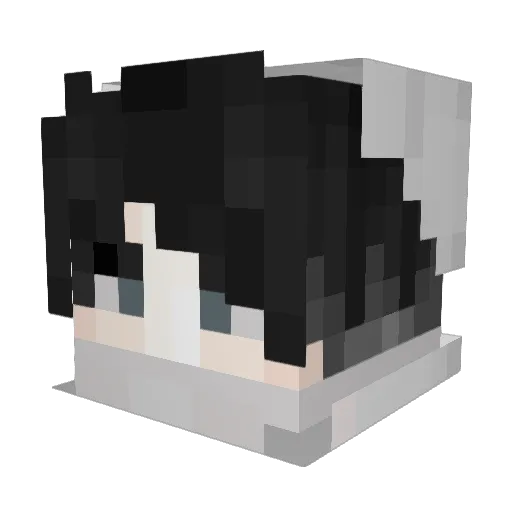 BXSHOP Minecraft avatar head, 3D render