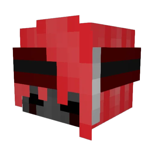 BX_Boss_PVP Minecraft avatar head, 3D render