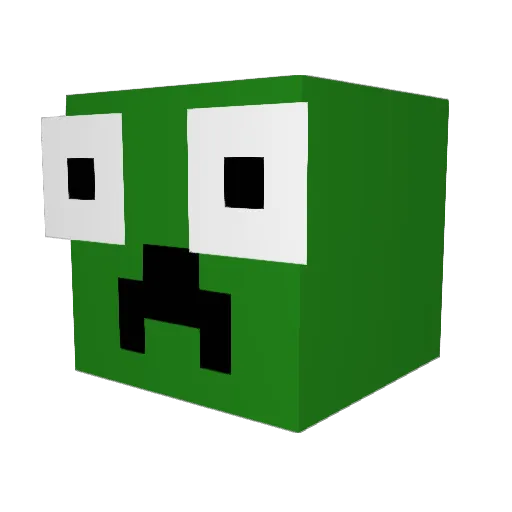 BYEOL_MINSU Minecraft avatar head, 3D render