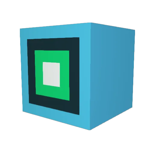 BY_poir Minecraft avatar head, 3D render