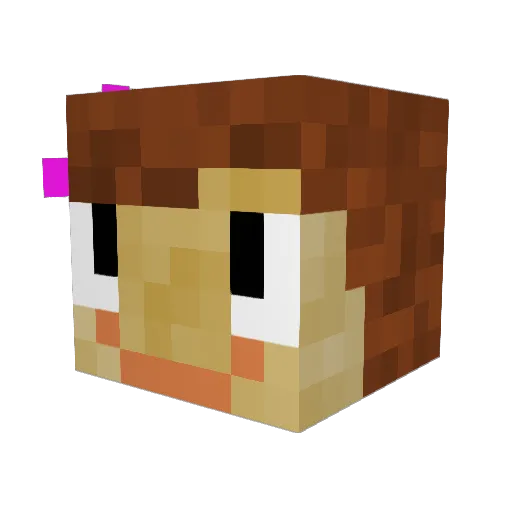 BZBSpieler7 Minecraft avatar head, 3D render