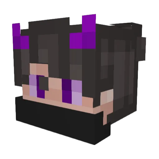 BZKANCEROUS Minecraft avatar head, 3D render