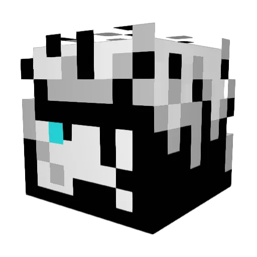 BZKCMEGA9 Minecraft avatar head, 3D render