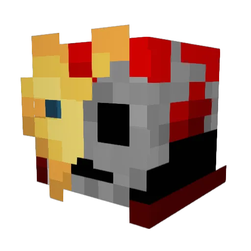 B_D_Couch Minecraft avatar head, 3D render