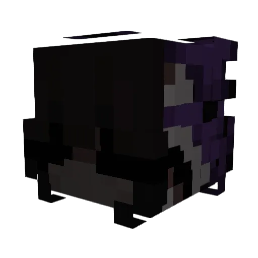 B_EFFECT Minecraft avatar head, 3D render